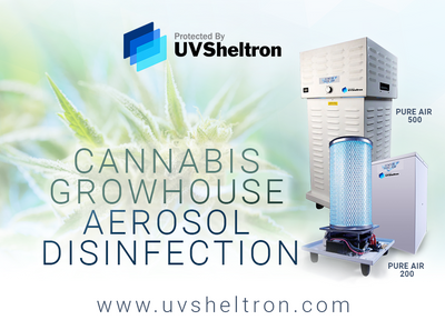 AGRICULTURE MARKETS AND CANNABIS GROW HOUSES USE UV-A AEROSOL DISINFECTION